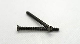 Electrical Screws for Fixing Sockets Plugs or Switches. Nickel Black Finish. Pack of 4. (40mm Length)