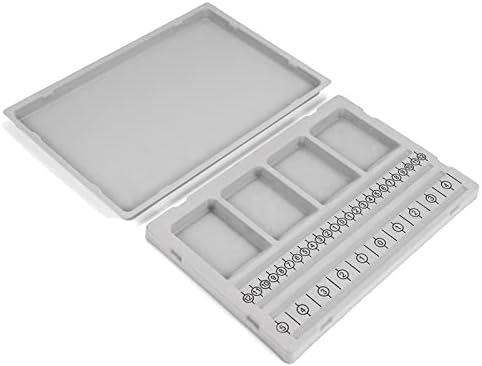 Bead Design Mat, Grey Flocked Bracelet Beading Board for DIY Bracelet Necklace Beading Jewelry Making (Set A)