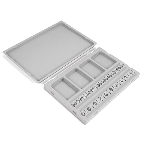 Bead Design Mat, Grey Flocked Bracelet Beading Board For Diy Bracelet Necklace Beading Jewelry Making (Set A) #TOP6