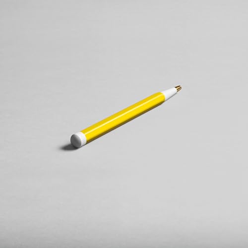 Image of LEUCHTTURM1917 Gel Pen Drehgriffel No.1 Lemon Yellow | Document Proof Black Ink, Drehgriffel No. 1, Twist Mechanism, Journal Pen, Premium Stationery
