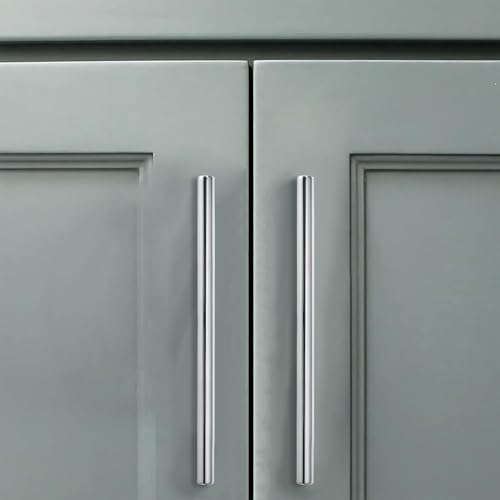 CABDM 10 Pack 5 Inch Hole Center Polished Chrome Cabinet pulls Heavy Duty Solid Hardware for bathrooms Dressing Tables cabinets and Kitchen cabinets. by CABDM - Image 3