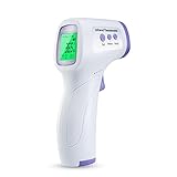 termometros digitales bebe Sin contacto: según la tecnología infrarroja, puede medir la temperatura de su cuerpo sin que lo toquen para evitar infecciones cruzadas entre varias personas. Distancia de medición: 3 ~ 5 cm