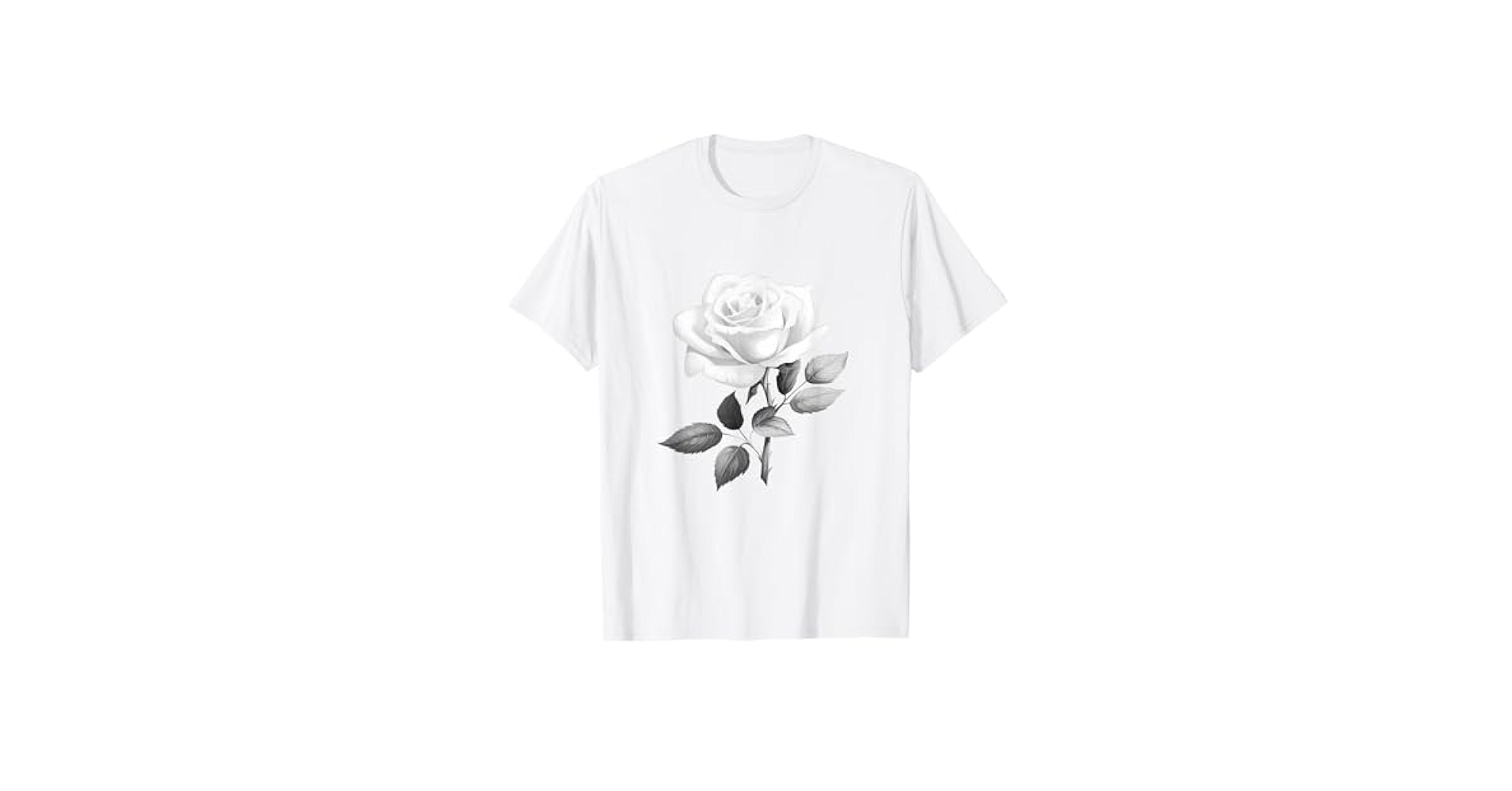 ★SHADOWS FLOWER Tee White XL Girl Embossed Flower T-Shirt Off-white-sky | Mayoral ®