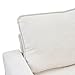 Merax Ecksofa 3-Sitzer Sofa mit Polsterhocker, Gepolstertes Sofa mit USB & Typ-C, 2 Getränkehaltern, L-förmiges Schlafsofa, Polstermöbel für Wohnzimmer, Wohnung, Lounge und Schlafzimmer, Beige