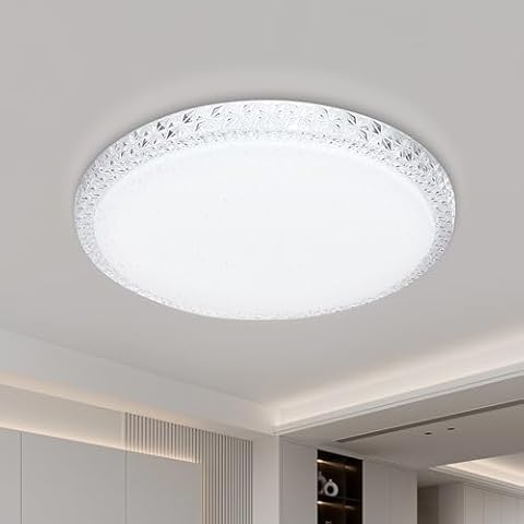 VIPMOON 30W LED Ceiling Light Fixture Cover