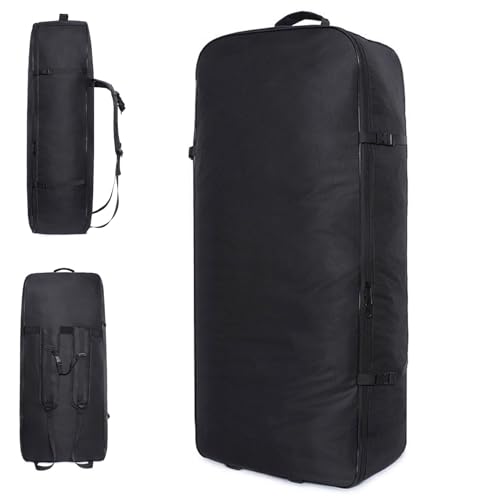 Yaoliucp Paddle Board Backpack 37x16.5x9.5in Zippered Inflatable Paddle Board Bag with Handle and Buckle Strap Nylon Paddle Board Bag for, Surfboard, Bag Only, Paddle Board Backpack