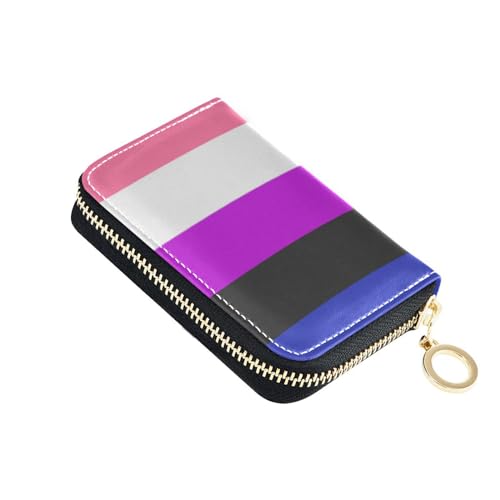 Genderfluid Pride Flag RFID Credit Card Holder