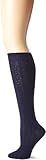 Wigwam Women's Cable Knee High Socks, Navy, Medium/Shoe Size(6-10)