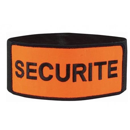 ATEQ UNIFORME Brassard Sécurité Orange – Haute Visibilité 50 cm – Brassard Sécurité...
