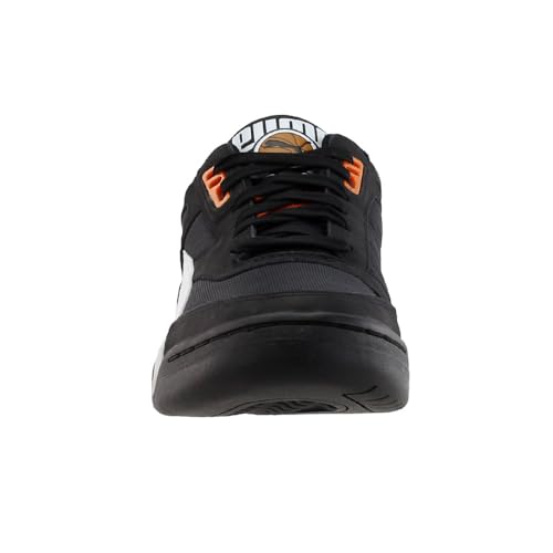 PUMA Puma Unisex-Adult Palace Guard Sneaker, Black White-Orange Popsicle, 10 M US