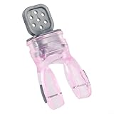 HomeVortex Tauch-Mundstück, für Tauchgeschäfte, professionelles Tauchen, Schwimmen, Training, praktische Ausrüstung, Silikon, formbar (Pink)