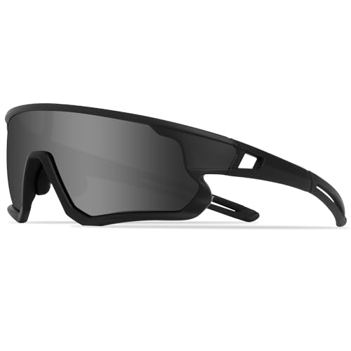 Perkanion Gafas Ciclismo Hombre Gafas de Sol Polarizadas Protección UV400 Deportivas Bicicleta Motocross Running MTB Oculos de Sol Homem
