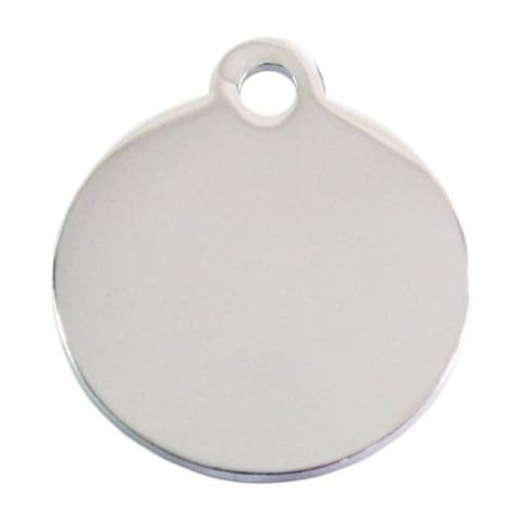 iMARC Adressanhänger mit Gravur - rund klein - Silber Cover