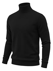 Grant Black Mock Neck