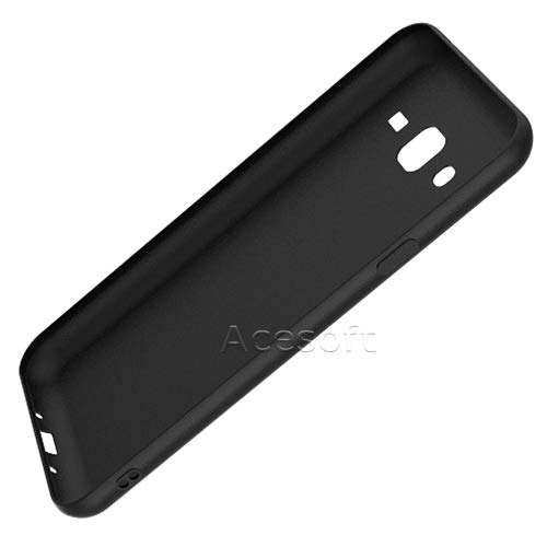 Environmental Silicone Anti-Strike Portable Black Shell Soft TPU Case Cover Skin Compatible with Samsung Galaxy Express Prime SM-J320A AT&T Phone
