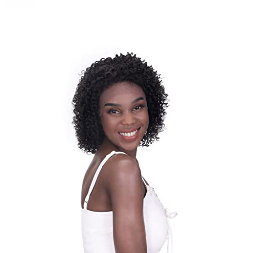 Perruque cheveux bouclés duvets et respirants contre la chaleur