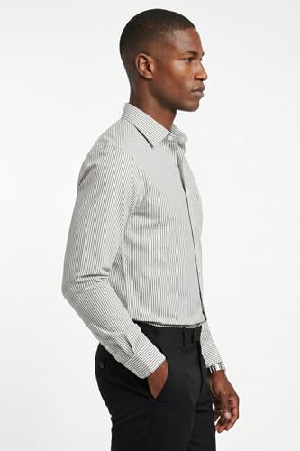 Image of Van Heusen Men's Casual Shirt for Men | Cotton | Stripe | Slim Fit | Full Sleeves |