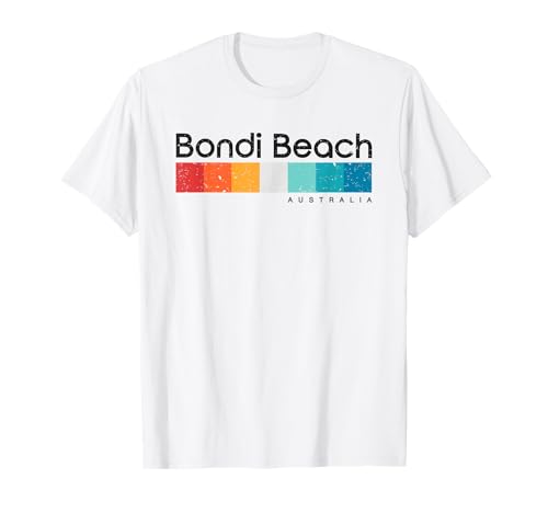 Design vintage Bondi Beach Australia retrò Maglietta