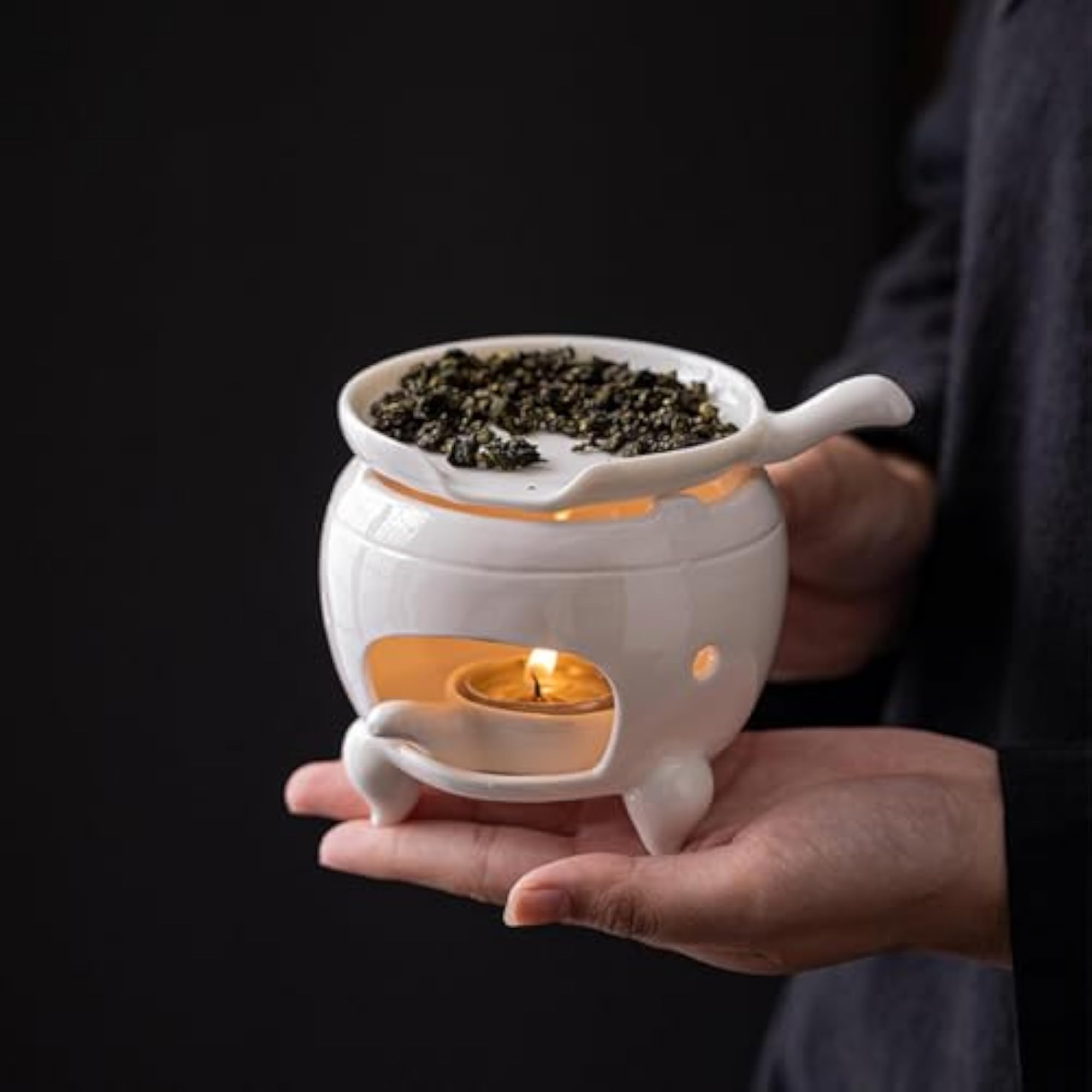 Ceramic Tea Warmer Multipurpose Tea Light Heater