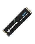 Acer Predator SSD GM7 1TB M.2 NVMe PCIe Gen 4x4, Up to 7200 MB/s, HMB+SLC, Internal PC Solid State Drive for Laptop, Desktop and PS5