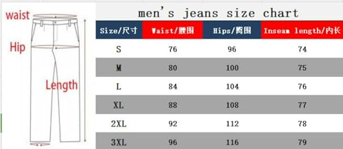 Jeans Pants Trousers Denim Street Trendy Washed Retro Grinding White Commuter Casual Straight Leg for Men2