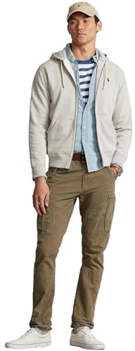 Polo Ralph Lauren Men's Classic Full Zip Signature Fleece Hoodie Sweatshirt - Image 4