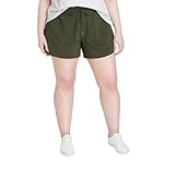 All in Motion Women's Plus Size Stretch Woven Mid-Rise Shorts 4
