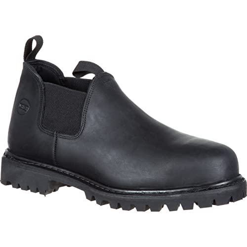 Lehigh Safety Shoes Steel Toe Work Romeo Size 9.5(M) Black