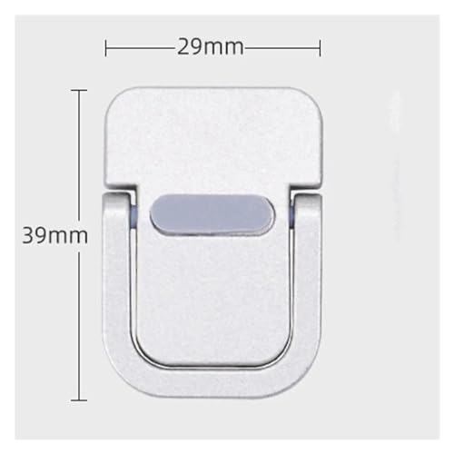 Base portátil plegable para laptop color plata miniatura 2