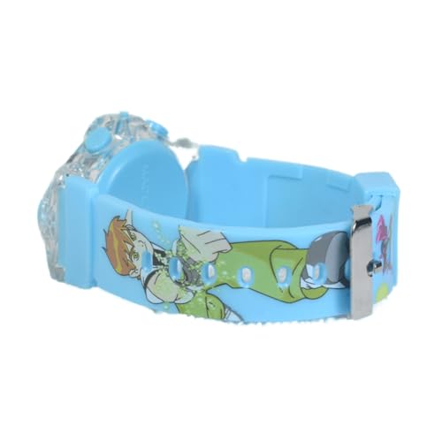 Relógio Infantil Menino Ben 10 Criança Com Luz E Som Oferta (AZUL BEBÊ)