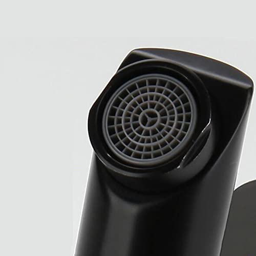 Robinets de bain muraux avec douchette acier inoxydable noir mat