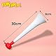 FUN FAN LINE - Packung x3 Kunststoff Vuvuzela Stadion/ungiftig Fußball Horn. Zübehor für Fußball- und Sportfeiern. Sehr Lautes Lufthorn für Animation. (England)