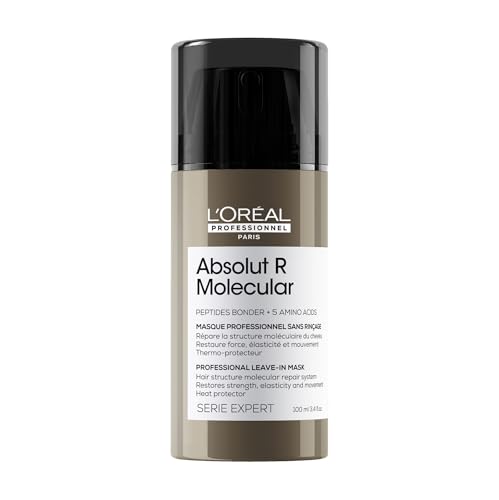 L'Oreal Absolut R Molecular Professional Leave in 3.4 fl oz (100 ml) Molecular Shampoo with Pouch, 3.4 fl oz (100 ml)