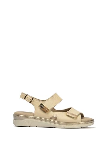 PITILLOS 11000 Sandalia DE Piel con Adhesivos Mujer Beige 39