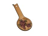KITCHEN SPOON REST, TUSCANY GRAPE WINE DECOR