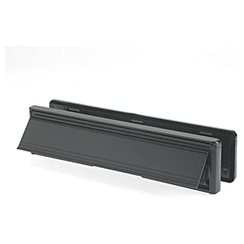 Yale YLP44-06/06-CP Black Letterplate for Doors Cover