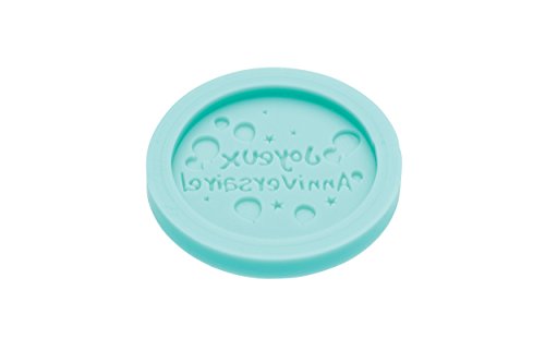 Sweetly Does It Moule Joyeaux Anniversaire en Silicone, Bleu, 9 x 12 x 16 cm Cover