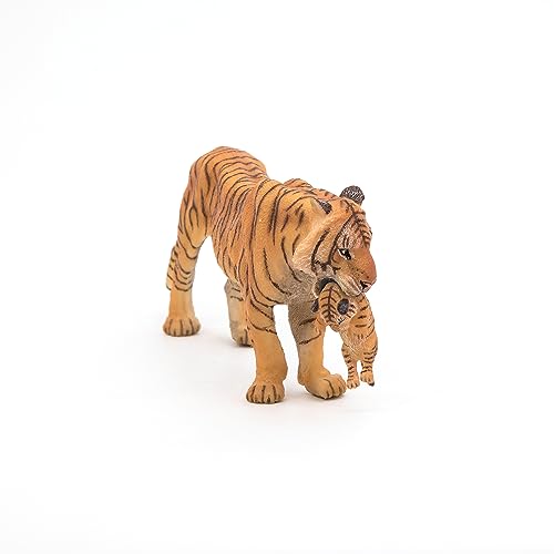 Papo Wild Animal Kingdom Figure, Tigress with Cub