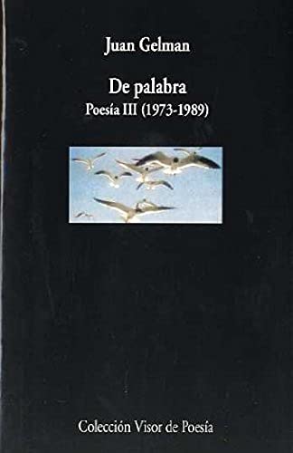 De Palabra. Poesias