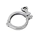 304 Stainless Steel Sanitary Tri Clamp - Heavy Duty Clover Clamp for Homebrew and Industrial Applications(3Inx91)