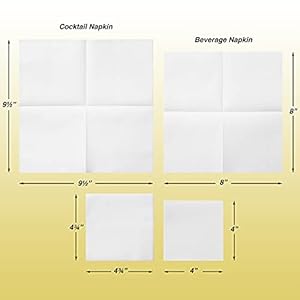 AMERICAN HOMESTEAD Peach Cocktail Napkins - Premium 4"x4" Disposable Linen-Like Beverage Napkins - Bulk Square Party Bar Serviettes for Weddings, Parties, Events, and Everyday Use - 100 Count AMERICAN HOMESTEAD Peach Cocktail Napkins Premium 4×4 Disposable Linen Like Beverage Napkins Bulk Square Party Bar Serviettes for Weddings Parties Events and Everyday Use 100 Count