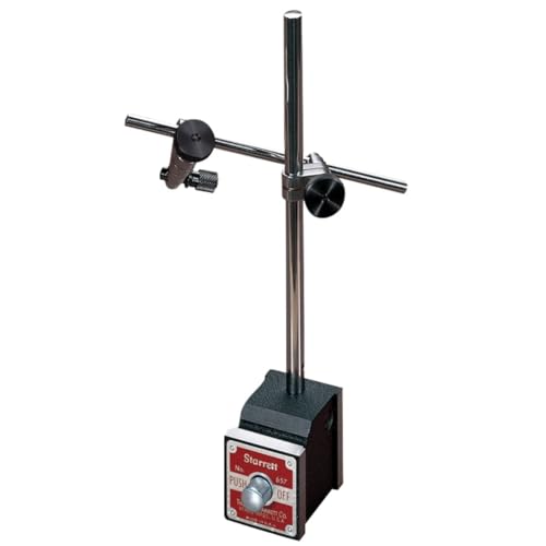 Starrett Magnetic Base Indicator Holder for Test, Back-Plunger, AGD, Dial and Miniature-Dial Indicators - Complete Set - 657AA