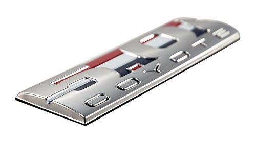 Coyote Engine V8 5.0L Howling Chrome Emblems - Pair #TOP6
