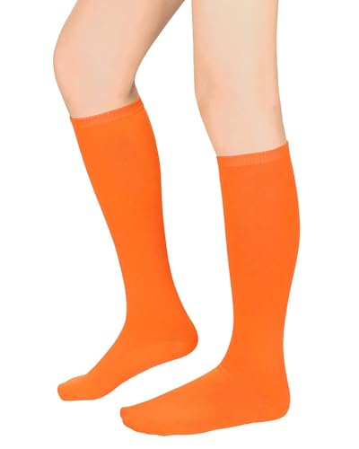 Image of Century Star Knee High Socks for Women Long Tube Socks with Stripes