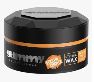 Gummy Professional Styling Wax - Cera para peinar (150 ml), color negro mate