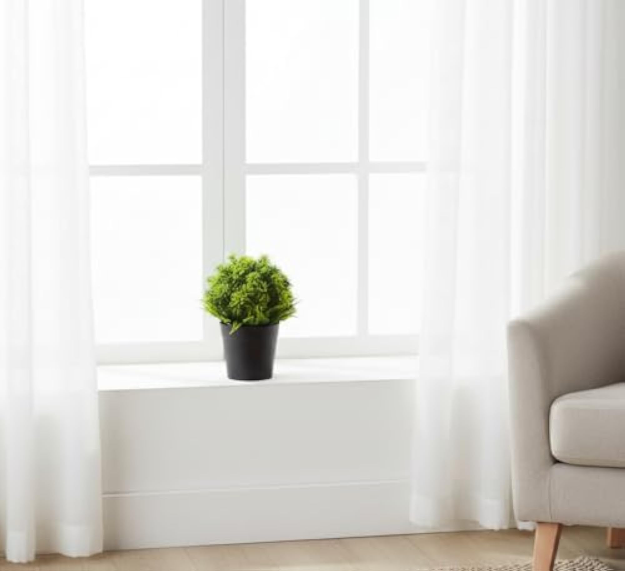 Artificial Plant with Thick Green Leaves with Pot