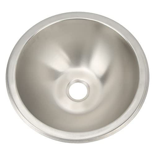 banapoy Évier Cuisine pour VR, 10 Pouces en Acier Inoxydable Rond Evier de Cuisine à cuve Unique...