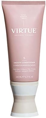 VIRTUE Smooth Conditioner 6.7 FL OZ | Alpha Keratin Silkens For Frizzy, Curly Hair | Sulfate Free, Paraben Free, Color Safe, Vegan