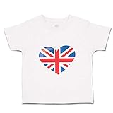 Custom Baby & Toddler T-Shirt London Doll British Flag Cotton Boy & Girl Clothes Funny Graphic Tee White Design Only 3T