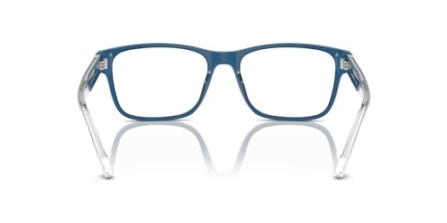 Image of Emporio Armani mens Ea3239f Low Bridge Fit Rectangular Prescription Eyewear Frames